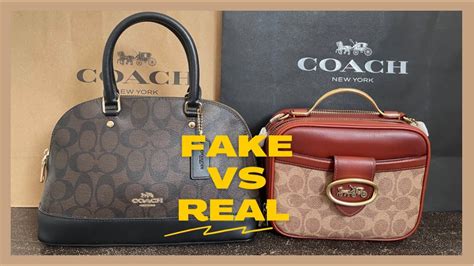 authentic vs fake coach bag|authentic coach.